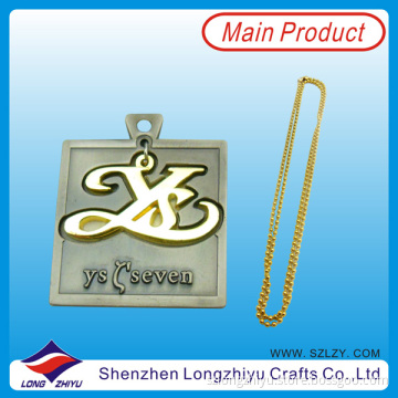 Unique Ys Zinc Alloy Military Dog Tag Plating Gold and Antique Silver (LZY1019)